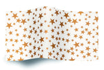 Gold Star On White - Tissue - Ream - 20 x 30"