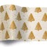 Gemstones Gold Pearl Trees - Tissue - Ream - 20 x 30"