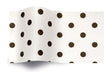 Black Dots On White - Tissue - Ream - 20 x 30"