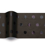 Reflections Black On Black Hot Spots - Tissue - Ream - 20 x 30"