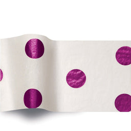 Reflections Hot Pink Hot Spots - Tissue - Ream - 20 x 30"