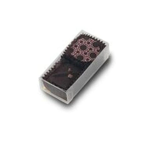 Clear - Gold Bottom Artisan Candy Box - (2 Pc.) 2-3/4 x 1-1/4 x 3/4"