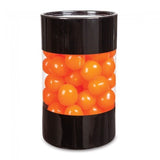 Black Band / Clear - Candy Tube - 2-3/4 (Dia) x 4-1/2" (H)
