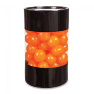 Black Band / Clear - Candy Tube - 2-3/4 (Dia) x 4-1/2" (H)