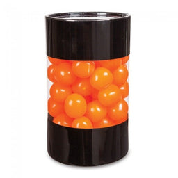 Black Band / Clear - Candy Tube - 2-3/4 (Dia) x 4-1/2" (H)