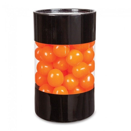 Black Band / Clear - Candy Tube - 2-3/4 (Dia) x 4-1/2" (H)