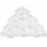 Clear - Clear Tree Candy Tray - 5-3/16 x 5-3/16 x 1/2"