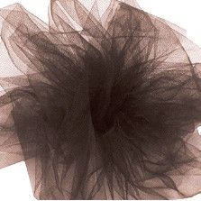 Chocolate - Tulle - 6" x 25 Yards