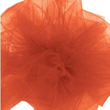 Orange - Tulle - 6" x 25 Yards