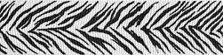 Tiger-Black - Animal Print Ribbon - 3/8" x 100 Yards