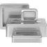 Silver Tin - Rectangle Tin - Window - 10 x 8-1/4 x 3-1/4"
