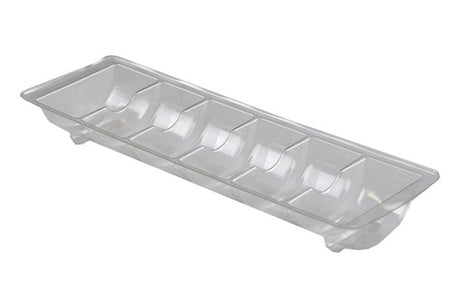 Clear - Macaron Box Tray - 8-1/8 x 2-5/8" - Pack/100