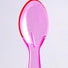 Pink - Transparent Taster Spoon - 3 (Handle) x 13/16" (Width)