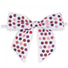 Valentine Dots - Bow with Twist Tie - 3-1/2" Width Bow - 4" Twist Tie
