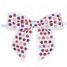 Valentine Dots - Bow with Twist Tie - 3-1/2" Width Bow - 4" Twist Tie