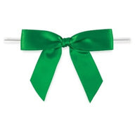 Emerald - Bow with Twist Tie - 2-3/4" Width Bow - 4" Twist Tie