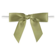 Moss - Bow with Twist Tie - 2-3/4" Width Bow - 4" Twist Tie