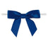 Royal Blue - Bow with Twist Tie - 2-3/4" Width Bow - 4" Twist Tie