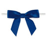 Royal Blue - Bow with Twist Tie - 2-3/4" Width Bow - 4" Twist Tie