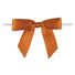 Rust - Bow with Twist Tie - 2-3/4" Width Bow - 4" Twist Tie