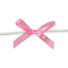 Pink - Bow with Twist Tie - 1-5/8" Width Bow - 3" Twist Tie