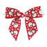 Snowman & Snowflake - Bow with Twist Tie - 3-1/2" Width Bow - 4" Twist Tie