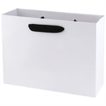 Uptown Black Tie - Twill Ribbon Handle Gift Bag - 13 x 5 x 10"