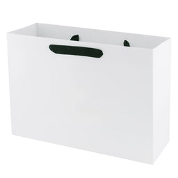 Uptown Black Tie - Twill Ribbon Handle Gift Bag - 16 x 6 x 12"