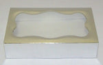 Silver Foil - Cookie Box - 8-1/2 x 5-3/8 x 2" (1 lb)