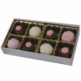 Silver Silk Clear Lid Rigid Candy Boxes