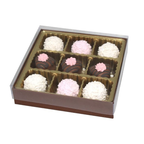 Cocoa - Clear Lid Rigid Candy Boxes