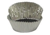 Silver Foil - Baking Cup - 2" (Dia) x 1-1/8" (H)