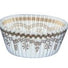 White/Gold Design - Baking Cup - 1-3/8 (Dia) x 3/4" (H)