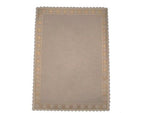 White/Gold Design - Rectangle Cake Doilie - 10-3/4 x 14-3/4" Rectangle