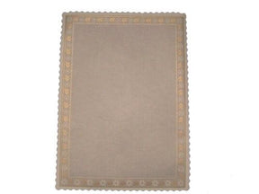 White/Gold Design - Rectangle Cake Doilie - 10-3/4 x 14-3/4" Rectangle