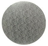 Rose Design Embossed Silver Foil - Round Cake Drum - 20" Round