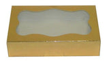 Gold Foil - Cookie Box - 8-1/2 x 5-3/8 x 2" (1 lb)