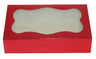 Red Foil - Cookie Box - 8-1/2 x 5-3/8 x 2" (1 lb)