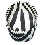 Zebra Stripe Black - Baking Cup - 2" (Dia) x 1-1/4" (H)