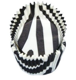 Zebra Stripe Black - Baking Cup - 2" (Dia) x 1-1/4" (H)