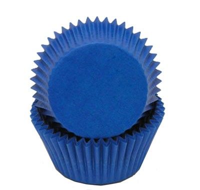 Blue - Baking Cup - 2" (Dia) x 1-1/4" (H)