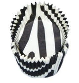 Zebra Stripe Black - Baking Cup - 1-3/8 (Dia) x 3/4" (H)