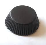 Black - Baking Cup - 2" (Dia) x 1-1/4" (H)