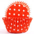 Polka Dot Orange - Baking Cup - 2" (Dia) x 1-1/4" (H)