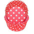Polka Dot Red - Baking Cup - 1-3/8 (Dia) x 3/4" (H)