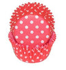 Polka Dot Red - Baking Cup - 1-3/8 (Dia) x 3/4" (H)