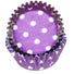 Polka Dot Purple - Baking Cup - 1-3/8 (Dia) x 3/4" (H)