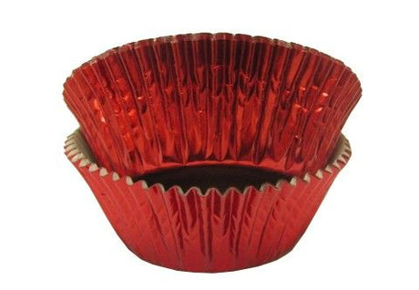 Red Foil - Baking Cup - 1-1/4 (Dia) x 3/4" (H)