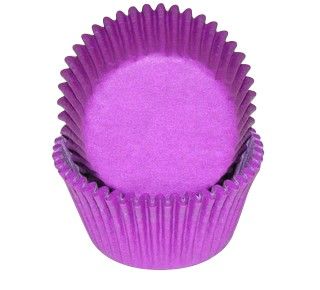 Purple - Baking Cup - 1-3/8 (Dia) x 3/4" (H)