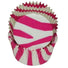 Zebra Stripe Hot Pink - Baking Cup - 2" (Dia) x 1-1/4" (H)